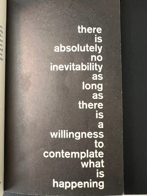 First we shape our tools; thereafter…