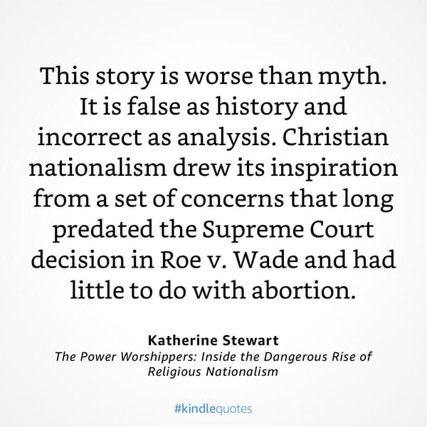 A Timely Reminder About the Religious Right, in light of TX SB8